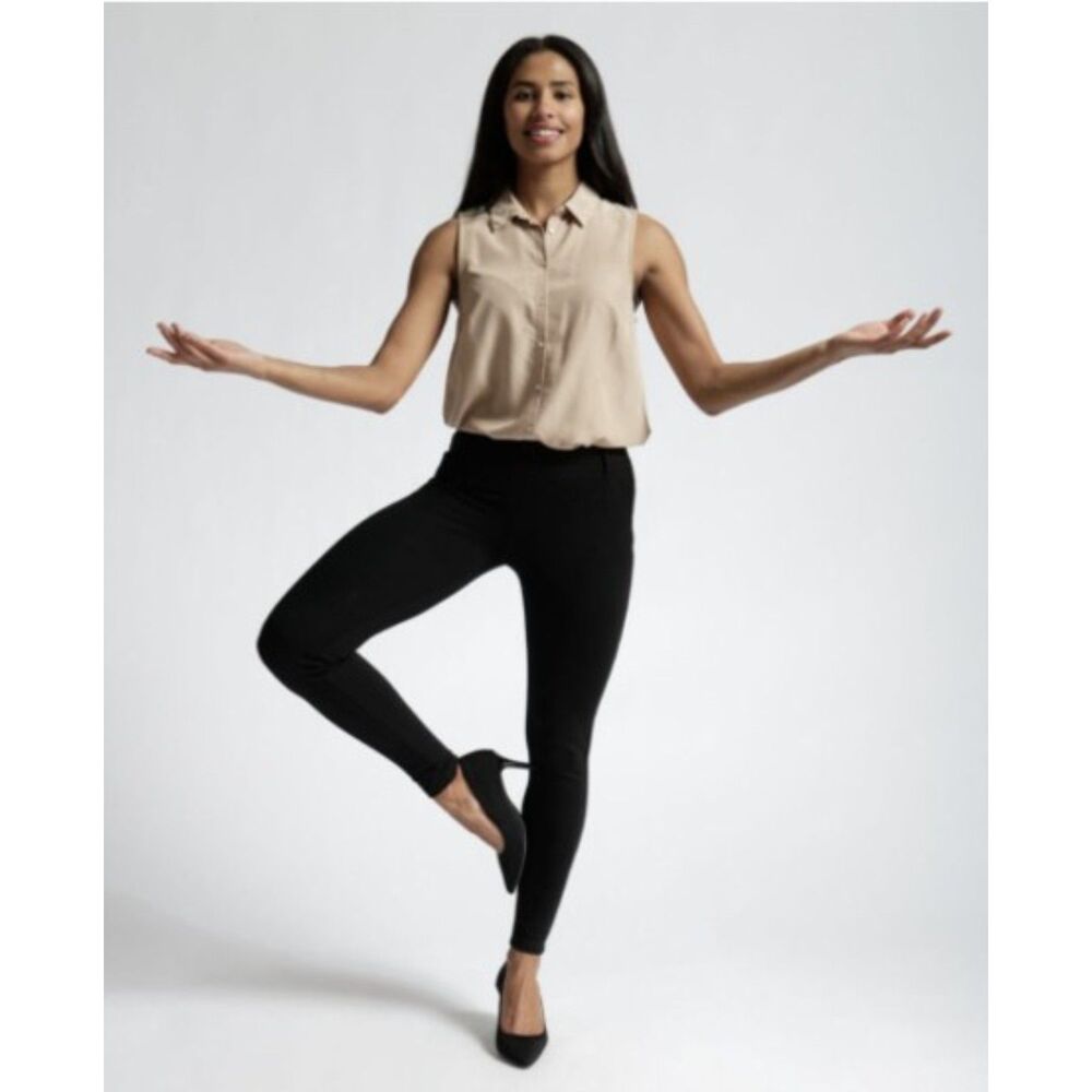Betabrand Dress Yoga Pants Skinny Size M Tall